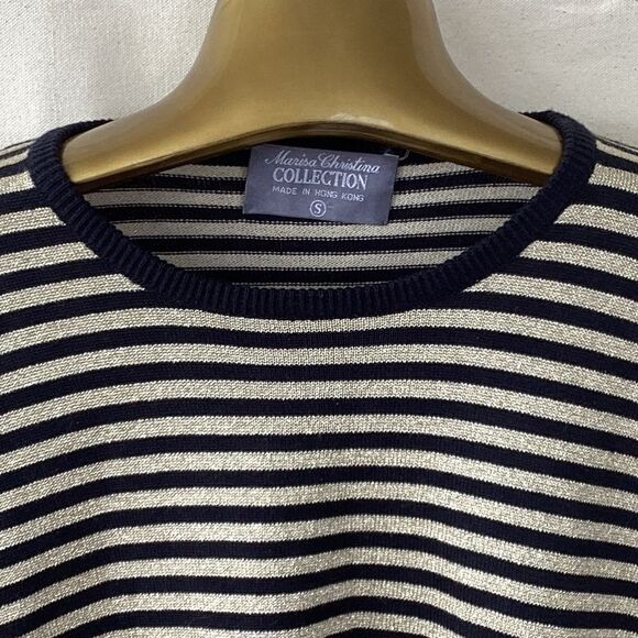 Marissa Christina woman’s pullover small/medium metallic - Picture 3 of 8
